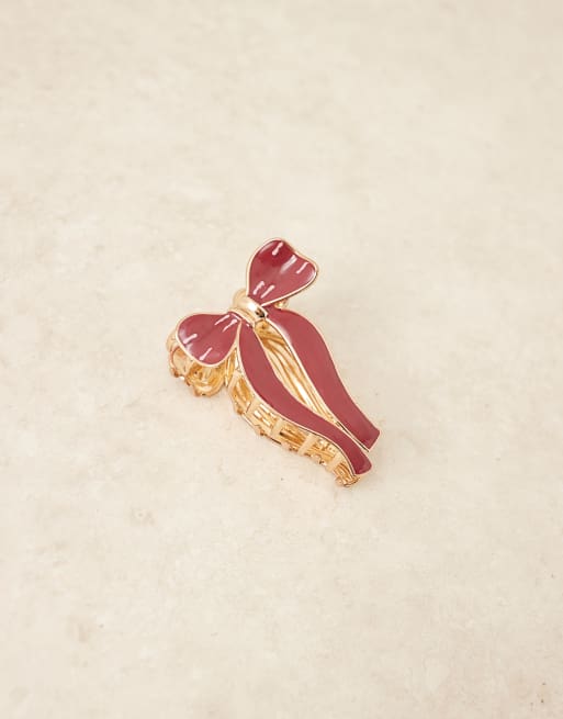 YOCDNOV 6 Pezzi Per Capelli Con Fiocco In Nastro- Fiocco Per Capelli Con Fermaglio A Becco D'Anatra Per Accessori Decorativi Lo Styling Dei Ragazze E - Foto 5