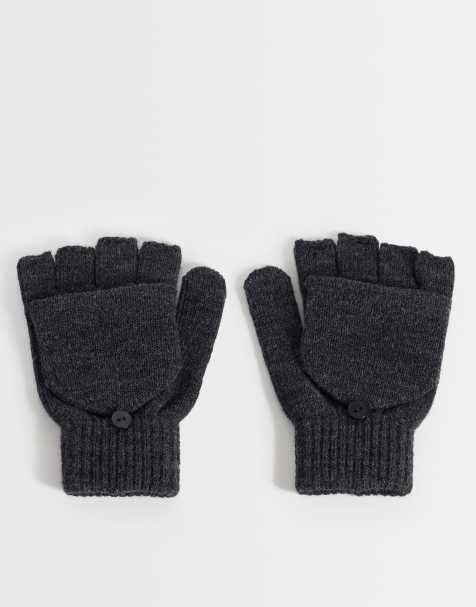 Accessorize fingerless gloves in gray - view 1