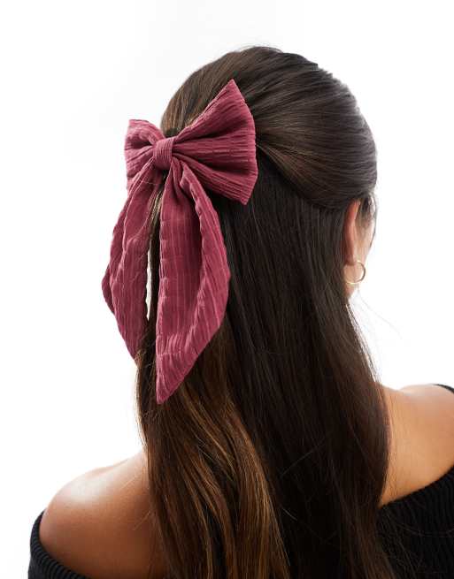 Accessorize - Fiocco per capelli color mora