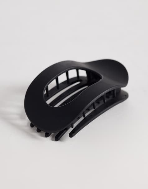 Accessorize – Flache Haarklammer in Schwarz - view 1