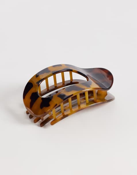 Accessorize – Flache Haarklammer mit Schildpatt-Design - view 1