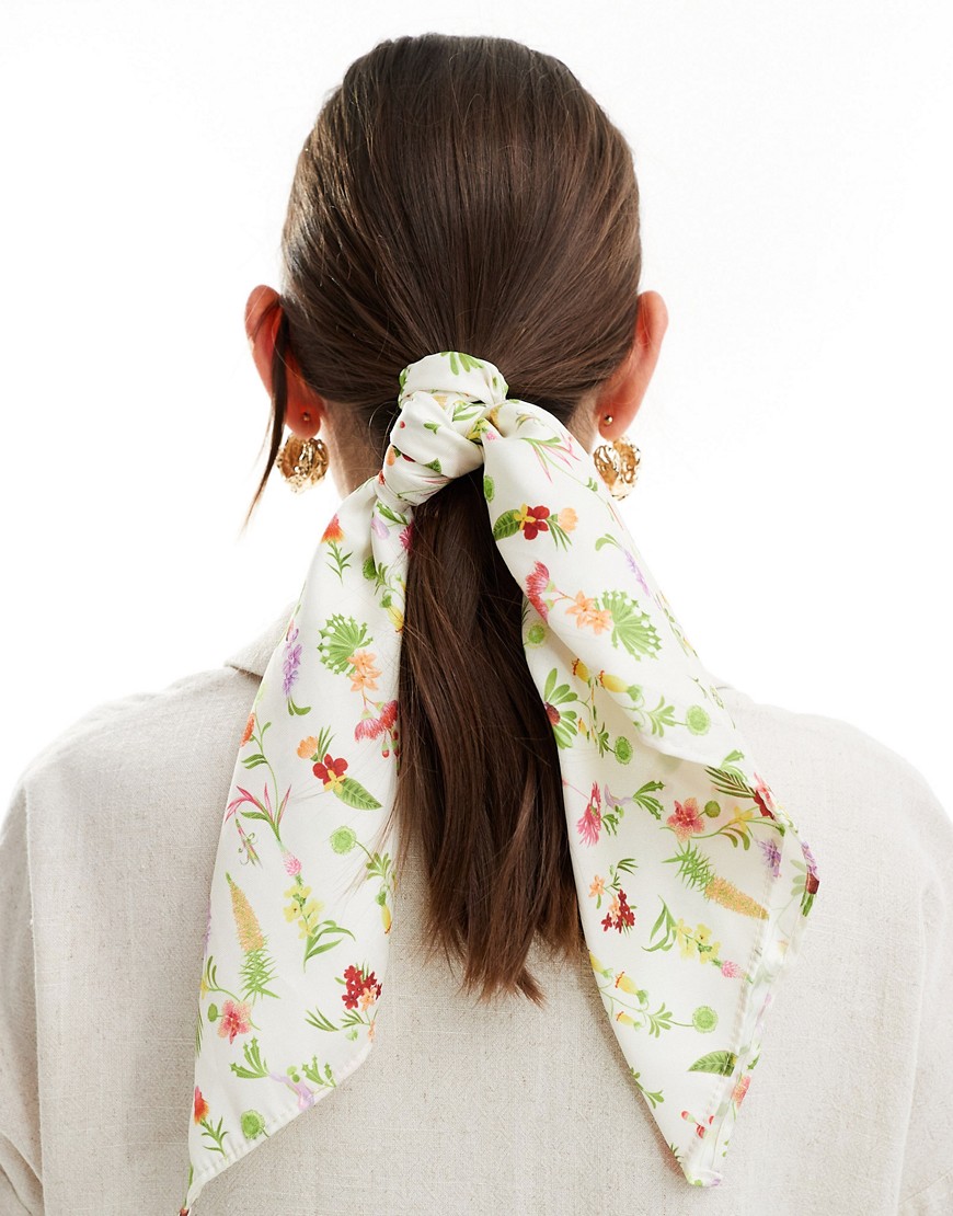 Accessorize fruit print scrunchie scarf-Multi