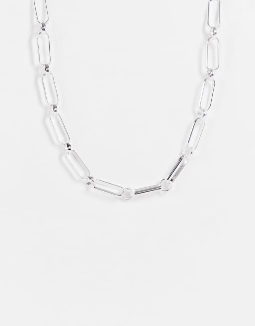 Accessorize – Gliederhalskette in Silber-Optik