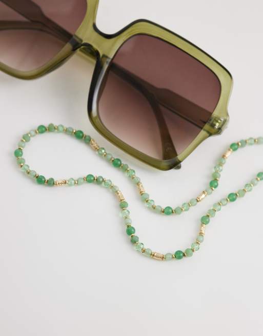 Accessorize – Grönt pärlhalsband, 2 av 4