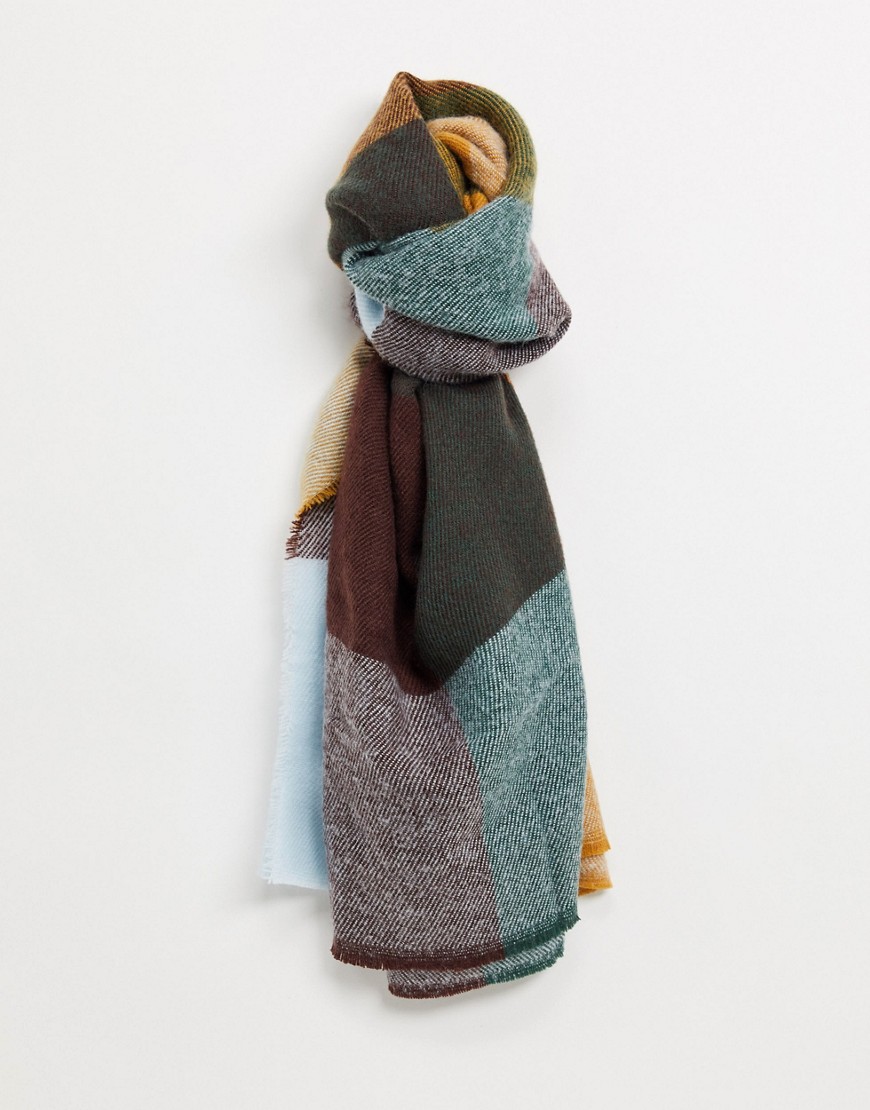 Accessorize - Grote sjaal met gekleurde ruiten-Multikleur