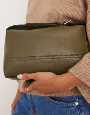 Accessorize Grown-on Handle Crossbody Bag In Green