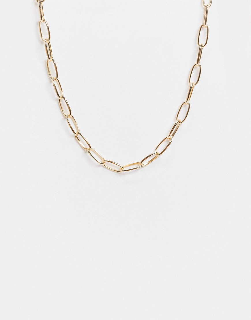 Accessorize – Guldfärgat halsband med kedja