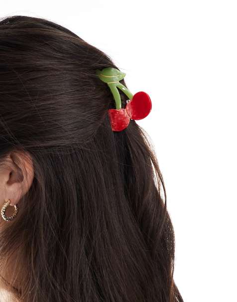 Accessorize – Haarklammer in Rot mit Kirschdesign - view 1