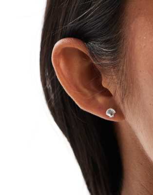 Accessorize - Kleine Muschel-Ohrringe aus Sterlingsilber