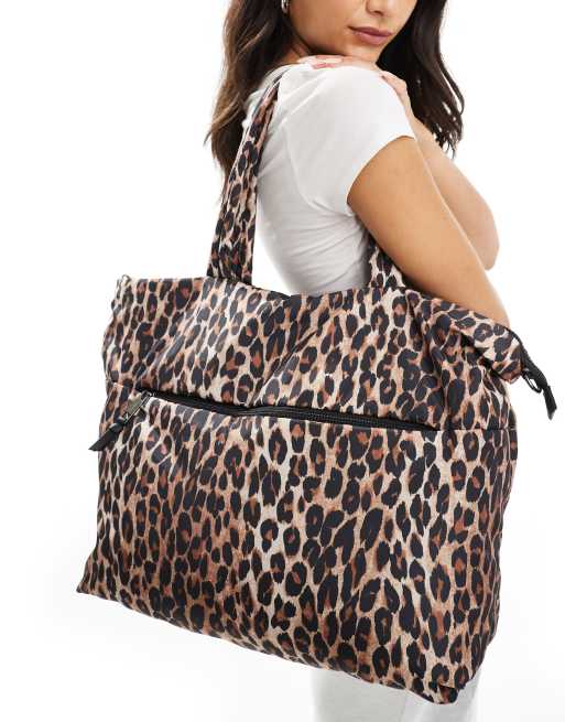 Asos leopard print bag sale