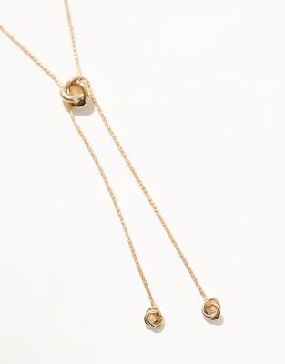 Accessorize Knot Y Necklace