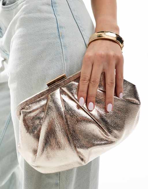 Accessorize gold bag sale