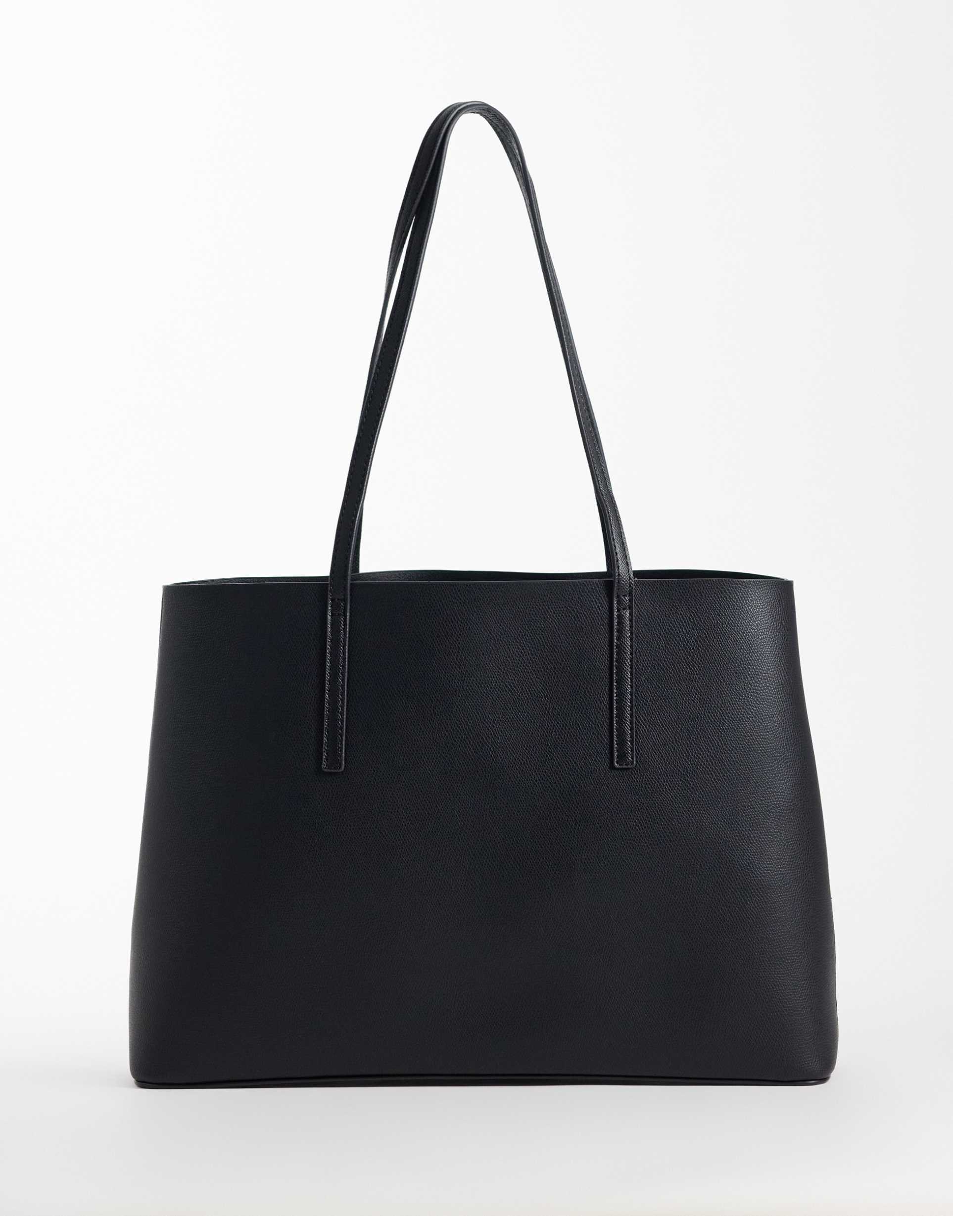 accessorize lee tote bag in black