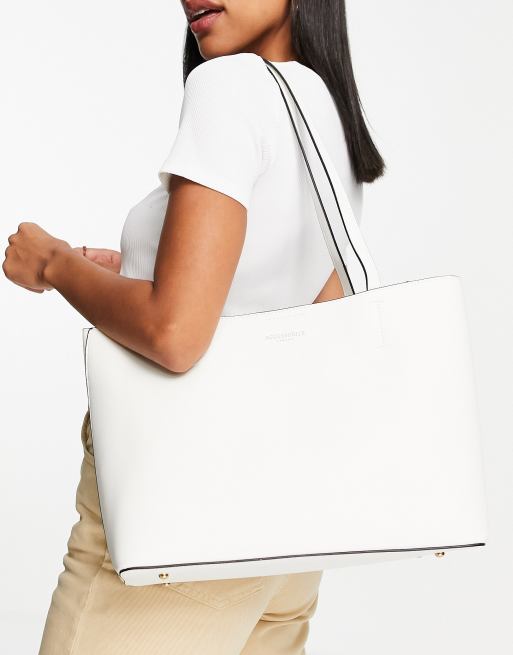 Accessorize Leo shopper bag in white