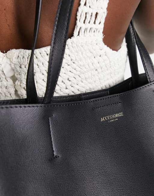 Accessorize black best sale tote bag