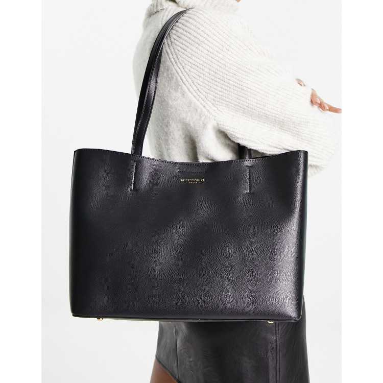 Accessorize Leo tote bag in black