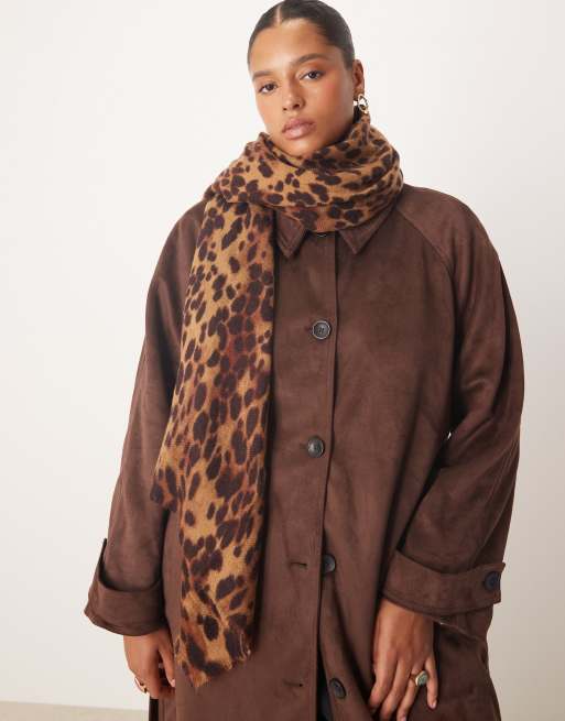 Accessorize leopard blanket scarf in multi ASOS