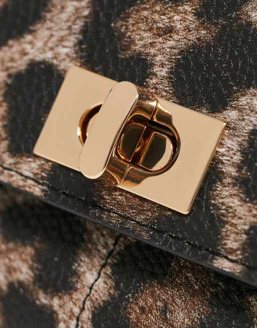 Dolce and Gabbana Leopard Print Flap Wallet