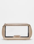 [Accessorize] Accessorize makeup and washbag in clear and gold No Size GOLD