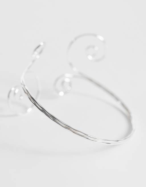Accessorize - Manchette à détails spirales - Argenté, 3 de 3