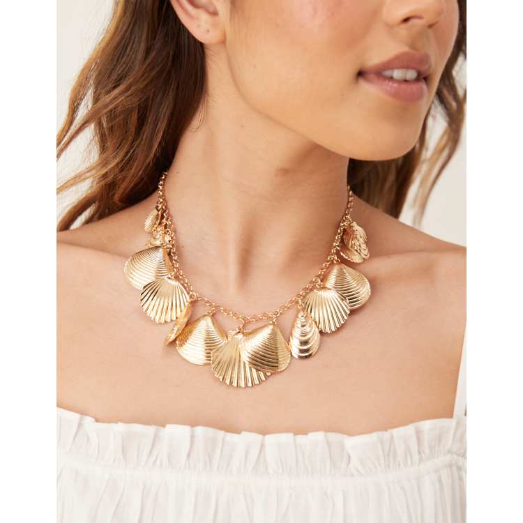 【関税＆送料込み】ChloAC The Shells Necklace Accessories Chloé The Chloé Shells Necklace in Lavender purple | Chloé US