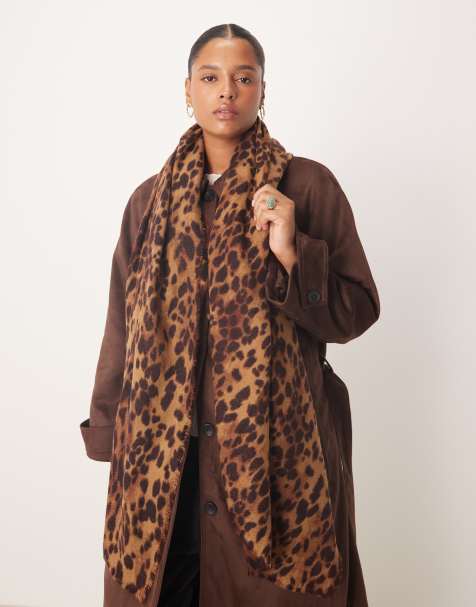 Accessorize new leopard blanket scarf in multi - view 1