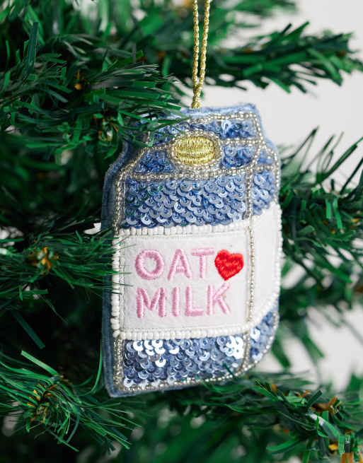 Accessorize oat milk christmas tree decoration, 2 of 3