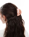 [Accessorize] Accessorize orange citrus hair claw in orange No Size Orange