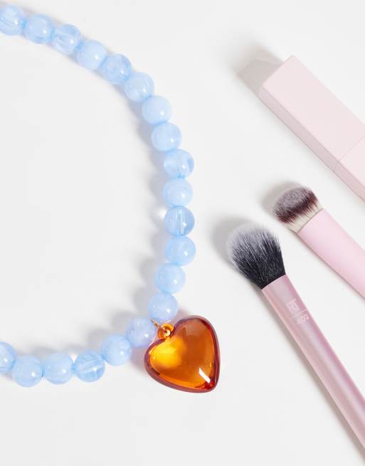 Accessorize orb heart necklace in blue, 2 of 4