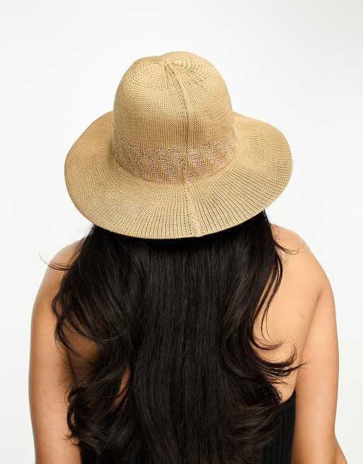 Packable store fedora hat