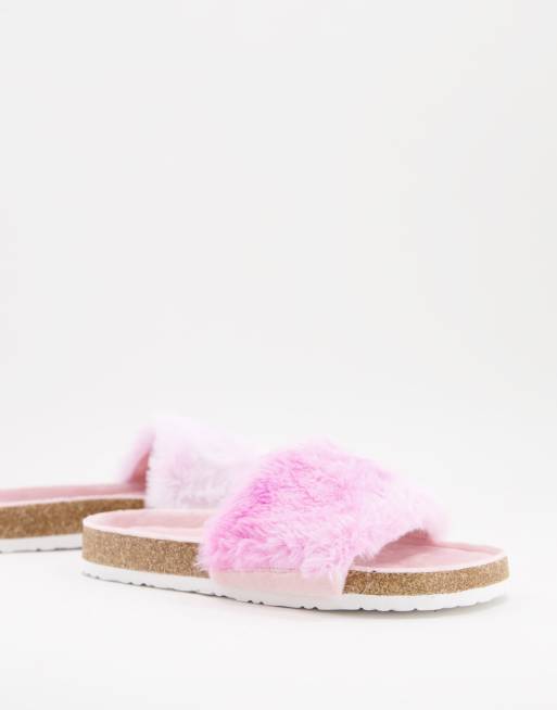 Accessorize - Pantofole sliders soffici tie-dye