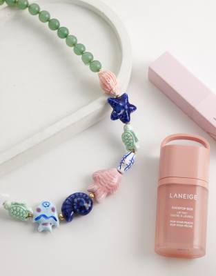 Accessorize Pastel Ceramic Fish Beaded Necklace In Multi