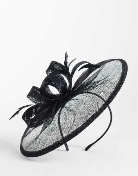 Accessorize – Penelope – Svart fascinator-hatt med rosett - view 1