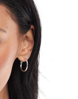 Accessorize - Petites créoles simples - Argenté