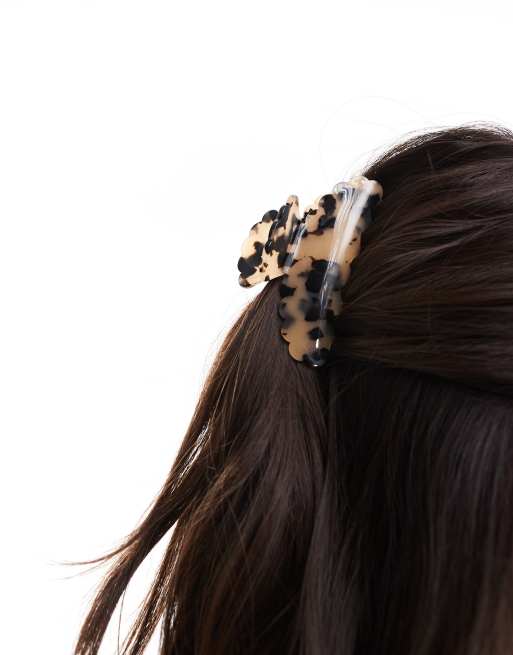 Accessorize - Pince à cheveux festonnée effet écaille de tortue - Multicolore
