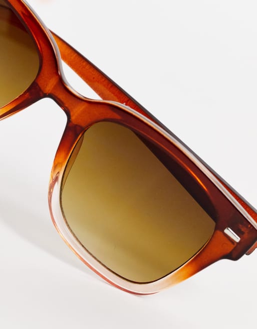 Accessorize Rae sunglasses with ombre brown frames - BROWN, 3 of 4