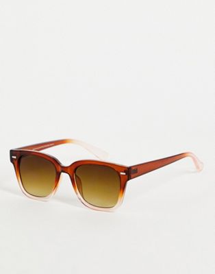 Accessorize Rae sunglasses with ombre brown frames - BROWN