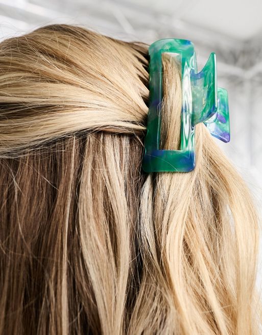 Multipack Emerald Hair Clips