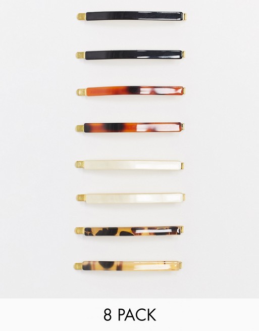 Accessorize resin hairslides in multi resin