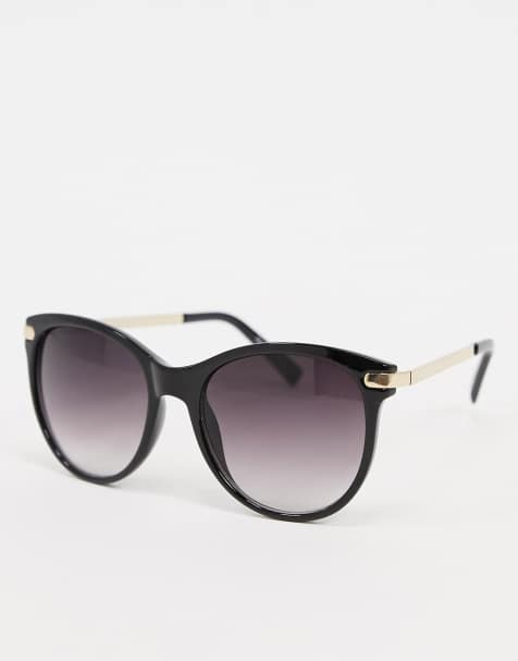 Accessorize - Rubee - Occhiali da sole oversize flat top neri