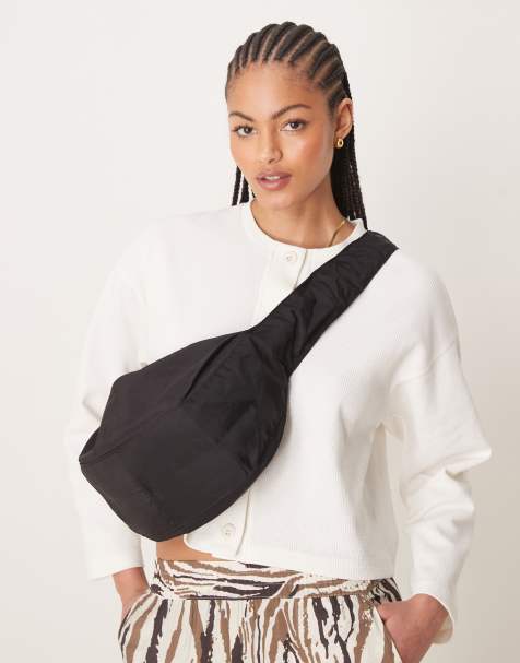 Accessorize - Sac bandoulière 2-en-1 à fronces - Noir - view 1