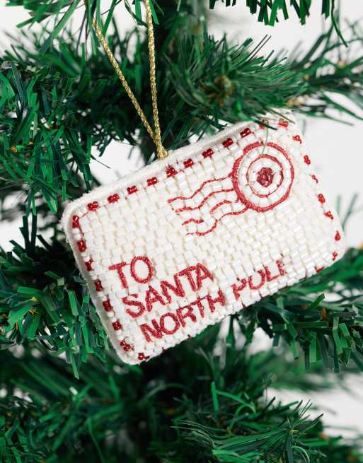 Accessorize santa letter christmas tree decoration, 3 of 3