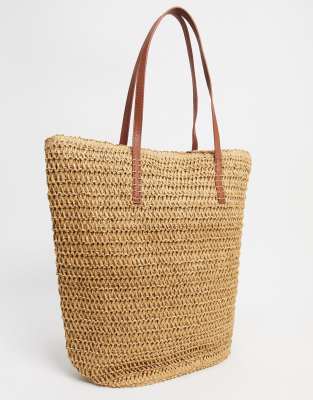 accessorize wicker bag