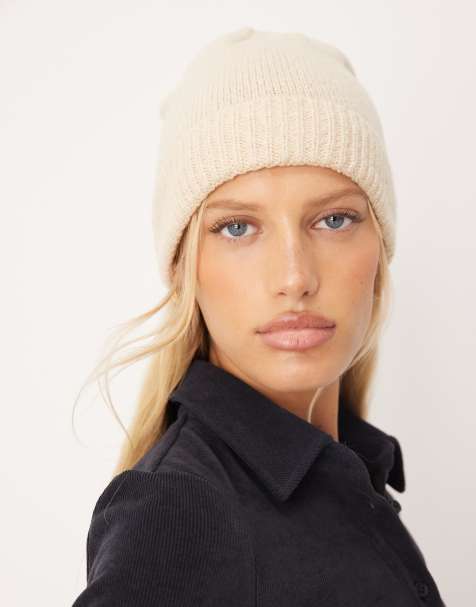 Accessorize – Soho – Vit stickad mössa - view 1