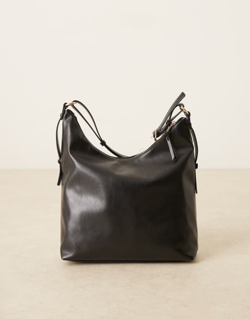 Accessorize - Sort løstsiddende skuldertaske, 2 af 4