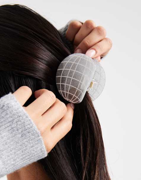 Accessorize – Srebrna klamra do włosów w kształcie kuli dyskotekowej - view 1