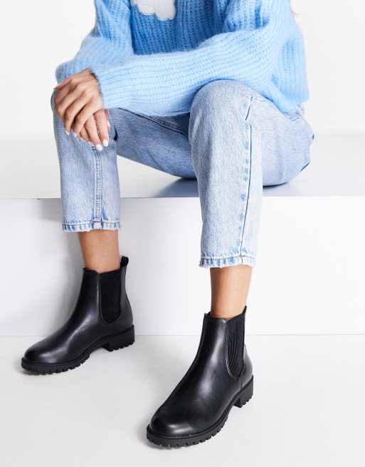 Jeans con 2024 stivali bassi