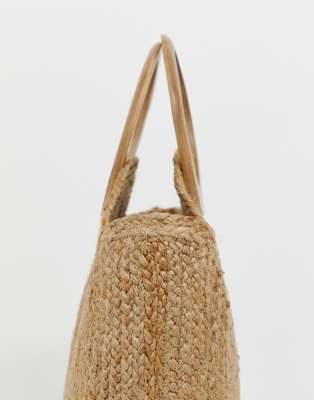 accessorize wicker bag