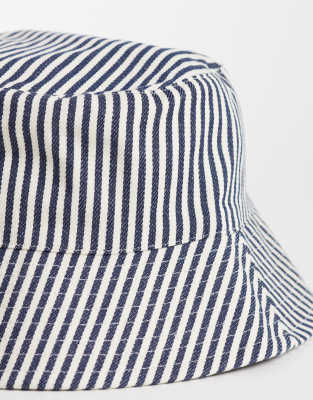 Accessorize Stripe Bucket Hat In Pattern