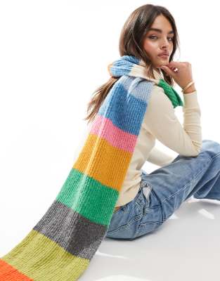Accessorize Accessorize stripe scarf in multi